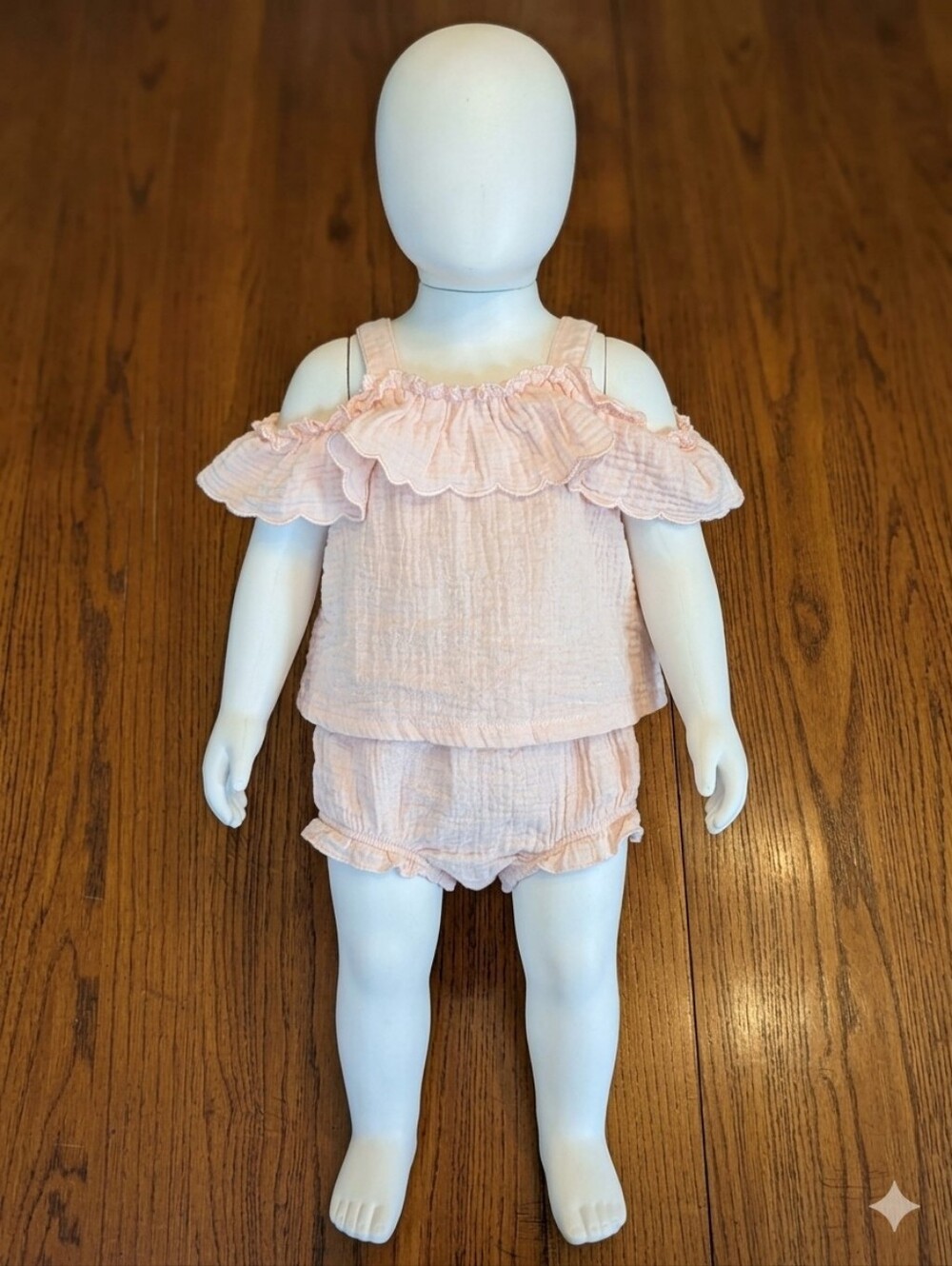 Catherine Malandrino 2-Piece Muslin Set | Size 3-6 Months | Good Condition